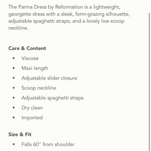 🌿|NWT| Reformation Parma Dress in Orange Motif - Picture 13 of 13